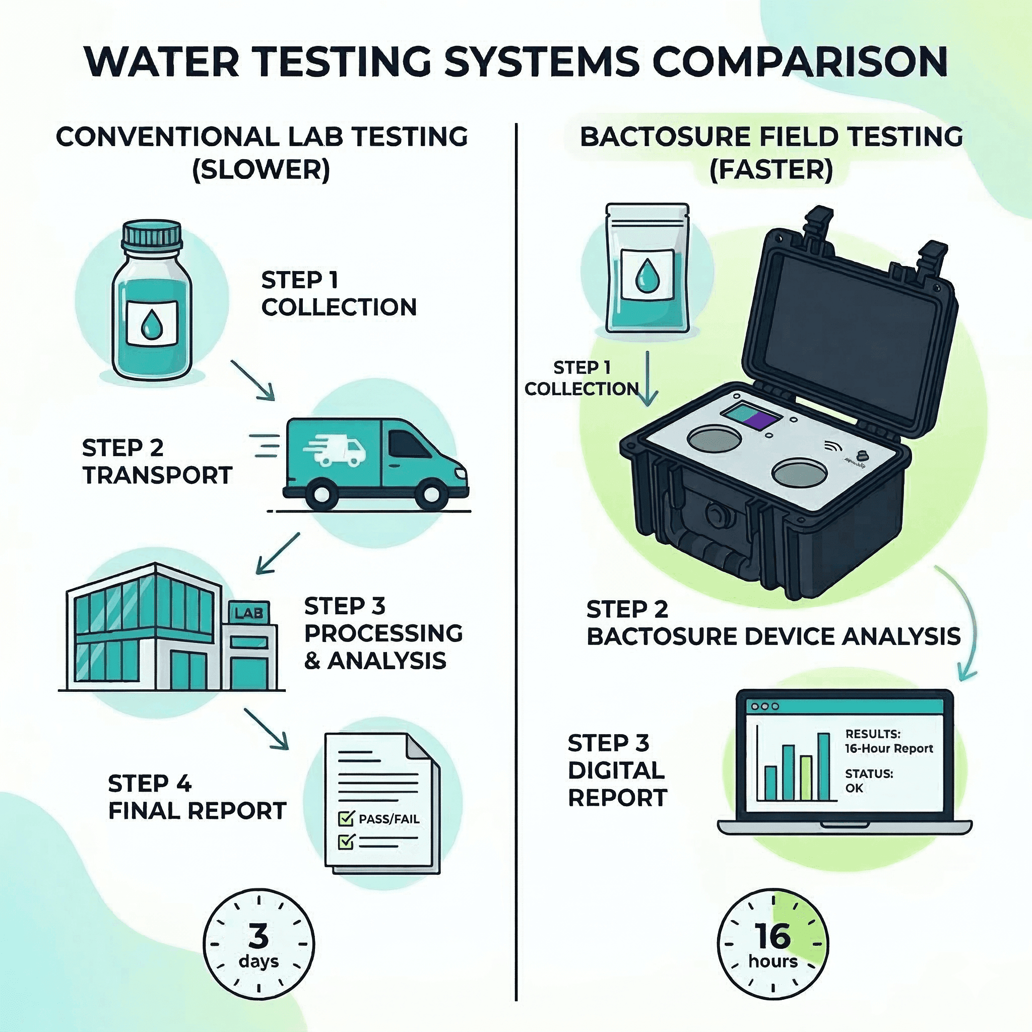 A complete accredited laboratory delivered to your door with Bactosure.
