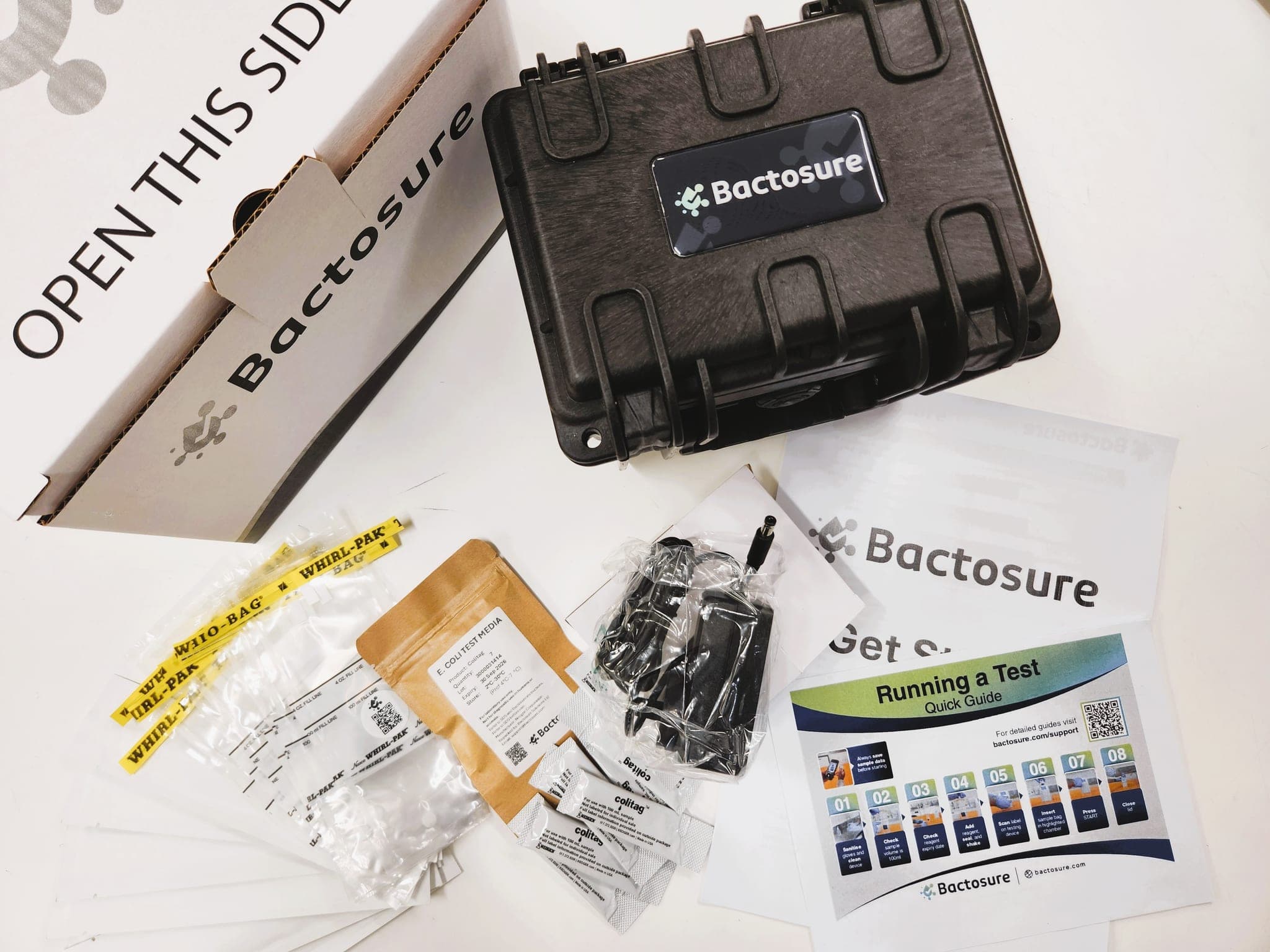 Bactosure support and FAQs context imagery.